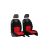 Univerzális trikó üléshuzat pár Classic szövet piros színben