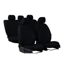   TOYOTA Auris (I) Universeller Sitzbezug Classic Plus Extra, 9-teiliger Stoff schwarz in Farbe