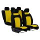 CHEVROLET Aveo Universeller Sitzbezug Classic Plus Extra, 9-teiliger Stoff gelb in Farbe