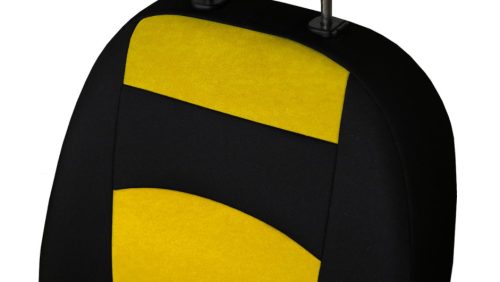 CHEVROLET Aveo Universeller Sitzbezug Classic Plus Extra, 9-teiliger Stoff gelb in Farbe