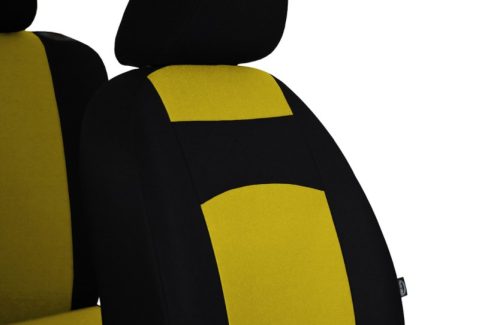 CHEVROLET Aveo Universeller Sitzbezug Classic Plus Extra, 9-teiliger Stoff gelb in Farbe