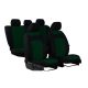 CHEVROLET Aveo Universeller Sitzbezug Classic Plus Extra, 9-teiliger Stoff grün in Farbe