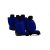FIAT 125p Univerzális Üléshuzat Comfort Alcantara kék színben