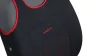 Universeller Jersey-Sitzbezug (Paar) Komfortpolsterung mit roten Ziernähten