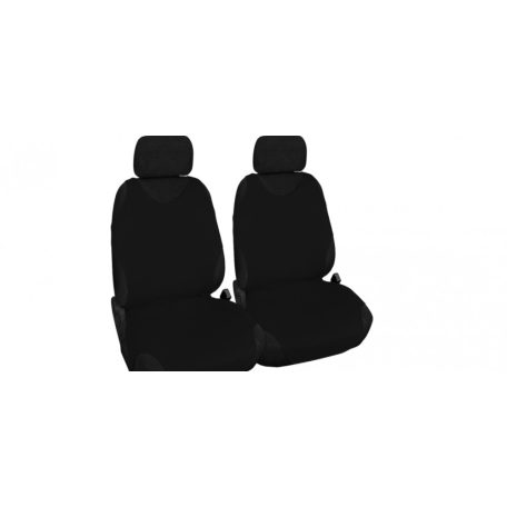 Univerzális trikó üléshuzat pár Cotton pamut fekete színben