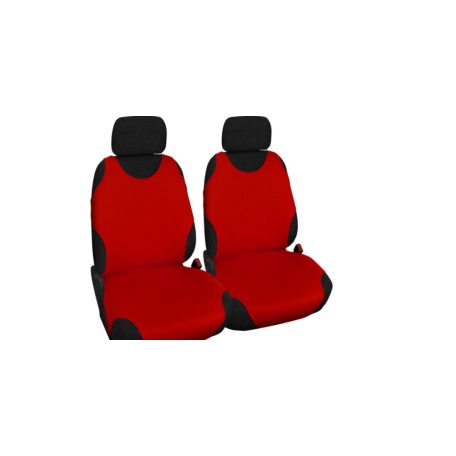 Univerzális trikó üléshuzat pár Cotton pamut piros színben