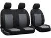 Sitzbezug Ford TRANSIT V-VI (3 Sitze) einzigartig CRAFT LINE PREMIUM stoff grau schwarz farbe