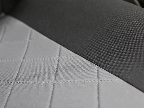 Sitzbezug Ford TRANSIT V-VI (3 Sitze) einzigartig CRAFT LINE PREMIUM stoff grau schwarz farbe