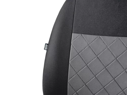 Sitzbezug Ford TRANSIT V-VI (3 Sitze) einzigartig CRAFT LINE PREMIUM stoff grau schwarz farbe