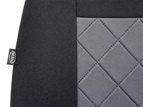 Sitzbezug Ford TRANSIT V-VI (3 Sitze) einzigartig CRAFT LINE PREMIUM stoff grau schwarz farbe