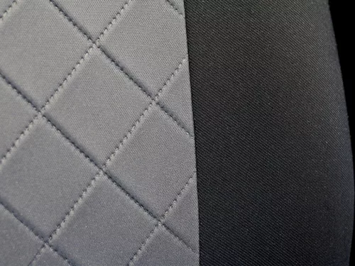 Sitzbezug Ford TRANSIT V-VI (3 Sitze) einzigartig CRAFT LINE PREMIUM stoff grau schwarz farbe