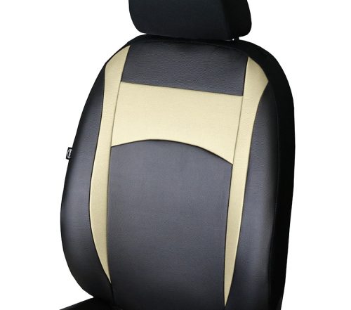 HYUNDAI i30 (I, II, III) Univerzális Üléshuzat DESIGN Eco bőr fekete bézs színben