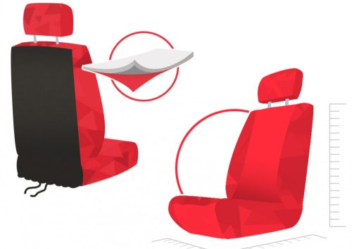 SUZUKI Baleno (III) Universeller Sitzbezug DESIGN Eco leder schwarz in Farbe