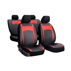   SUZUKI Baleno (III) Universeller Sitzbezug DESIGN Eco leder schwarz rot in Farbe