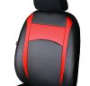 SUZUKI Baleno (III) Universeller Sitzbezug DESIGN Eco leder schwarz rot in Farbe