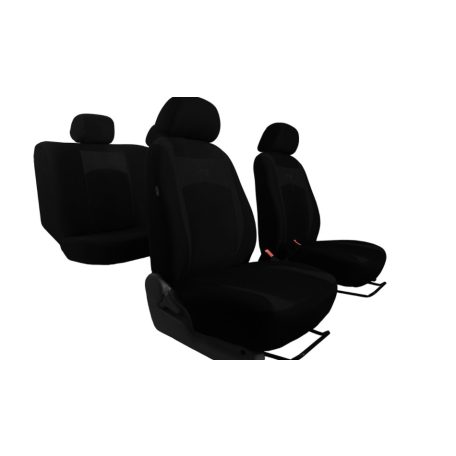 FIAT 125p Univerzális Üléshuzat Design fekete színben