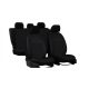 CHEVROLET Aveo Universeller Sitzbezug Eco Line Eco leder schwarz in Farbe schwarz varrással