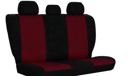 CHEVROLET Aveo Universeller Sitzbezug Elegance Velours bordeauxrot in Farbe