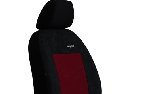 CHEVROLET Aveo Universeller Sitzbezug Elegance Velours bordeauxrot in Farbe