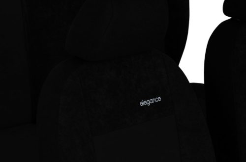 CHEVROLET Aveo Universeller Sitzbezug Elegance Velours schwarz in Farbe