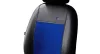 Universeller Sitzbezug Exclusive Alcantara (1+1 SZ) Spaltleder in Blau