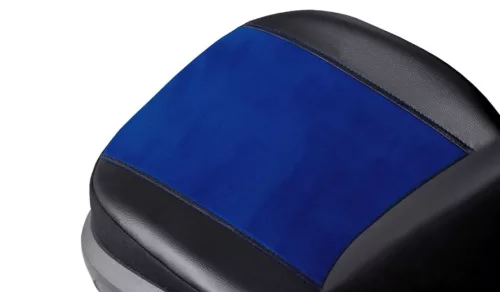 Universeller Sitzbezug Exclusive Alcantara (1+1 SZ) Spaltleder in Blau