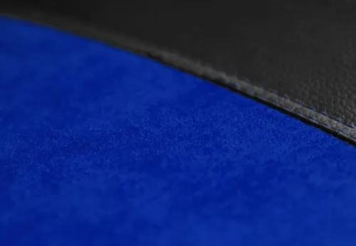 Universeller Sitzbezug Exclusive Alcantara (1+1 SZ) Spaltleder in Blau