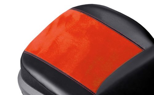 BMW e46 Universeller Sitzbezug Exclusive Alcantara Wildleder tégla vörös in Farbe