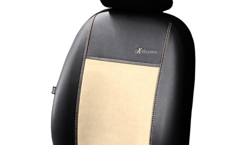 CHEVROLET Aveo Universeller Sitzbezug Exclusive Alcantara Wildleder beige in Farbe