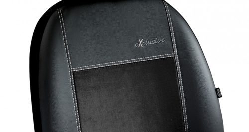 CHEVROLET Aveo Universeller Sitzbezug Exclusive Alcantara Wildleder schwarz in Farbe