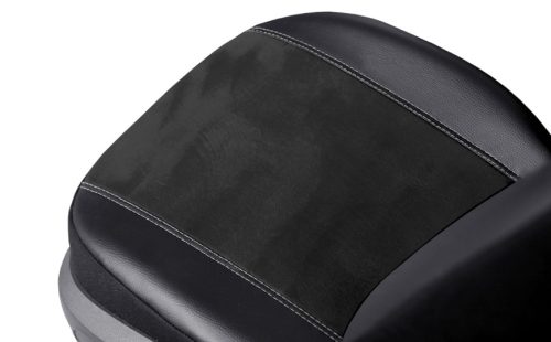 CHEVROLET Aveo Universeller Sitzbezug Exclusive Alcantara Wildleder schwarz in Farbe
