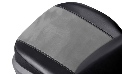 DAIHATSU Cuore Universeller Sitzbezug GT premium Alcantara und Eco leder Kombination blau schwarz in Farbe