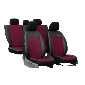   CHEVROLET Aveo Universeller Sitzbezug Exclusive Eco leder bordeauxrot in Farbe