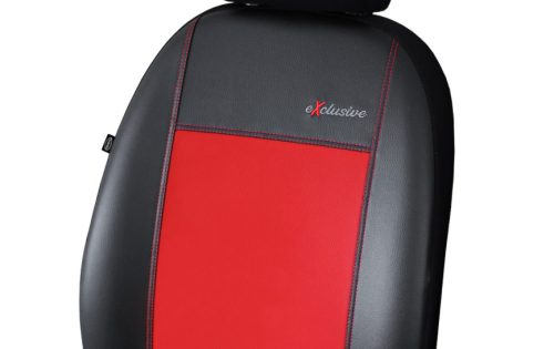 CHEVROLET Aveo Universeller Sitzbezug Exclusive Eco leder rot in Farbe