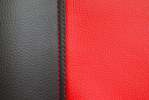 CHEVROLET Aveo Universeller Sitzbezug Exclusive Eco leder rot in Farbe