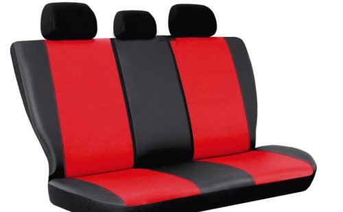 CHEVROLET Aveo Universeller Sitzbezug Exclusive Eco leder rot in Farbe