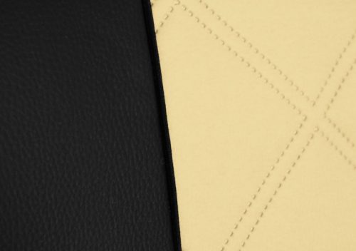 CHEVROLET Aveo Universeller Sitzbezug Forced Eco leder beige in Farbe mit Kreuznaht