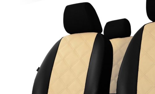 CHEVROLET Aveo Universeller Sitzbezug Forced Eco leder beige in Farbe mit Kreuznaht