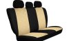 CHEVROLET Aveo Universeller Sitzbezug Forced Eco leder beige in Farbe mit Kreuznaht