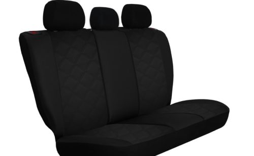 CHEVROLET Aveo Universeller Sitzbezug Forced Eco leder schwarz in Farbe mit Kreuznaht