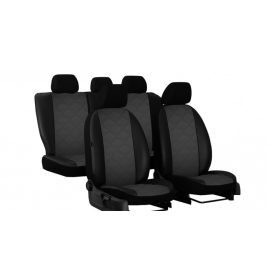   CHEVROLET Aveo Universeller Sitzbezug Forced Eco leder grau in Farbe mit Kreuznaht