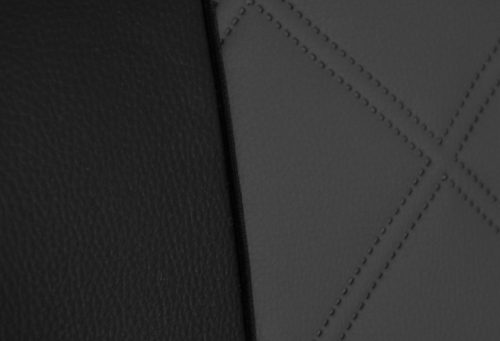 CHEVROLET Aveo Universeller Sitzbezug Forced Eco leder grau in Farbe mit Kreuznaht