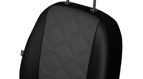 CHEVROLET Aveo Universeller Sitzbezug Forced Eco leder grau in Farbe mit Kreuznaht