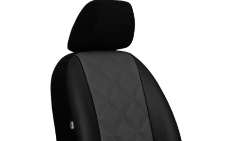 CHEVROLET Aveo Universeller Sitzbezug Forced Eco leder grau in Farbe mit Kreuznaht