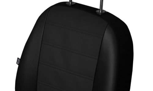CHEVROLET Aveo Universeller Sitzbezug Forced Eco leder schwarz in Farbe mit horizontaler Naht