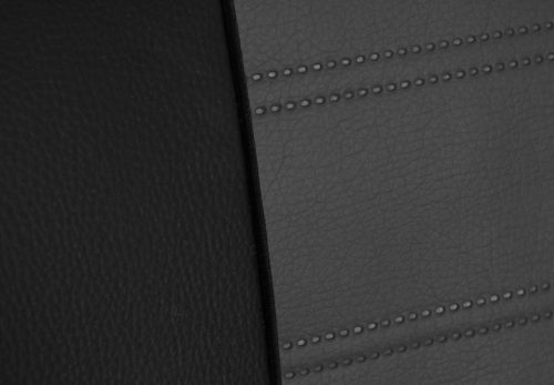 CHEVROLET Aveo Universeller Sitzbezug Forced Eco leder grau in Farbe mit horizontaler Naht