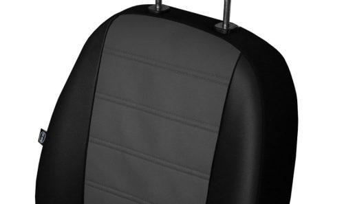 CHEVROLET Aveo Universeller Sitzbezug Forced Eco leder grau in Farbe mit horizontaler Naht