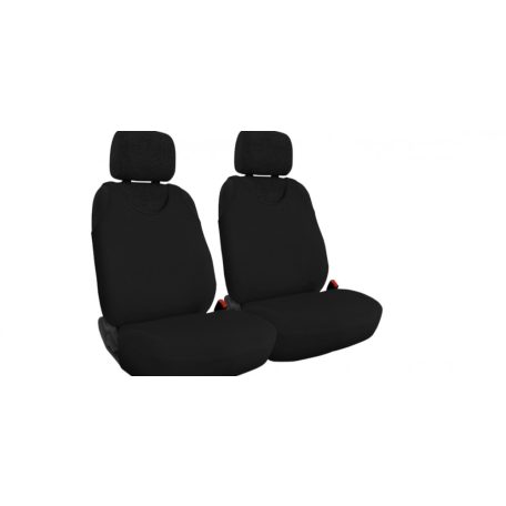 Univerzális trikó üléshuzat pár Full pamut fekete színben
