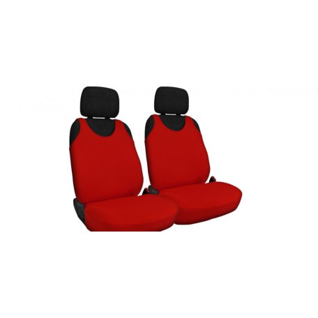 Univerzális trikó üléshuzat pár Full pamut piros színben