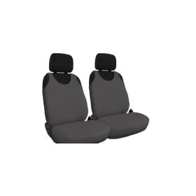   Universal-Jersey-Sitzbezüge (Paar), Vollbaumwolle, dunkelgrau